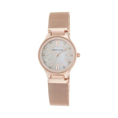 Womens watch with a pink Mother of Pearl dial ak/n2418bmrg
